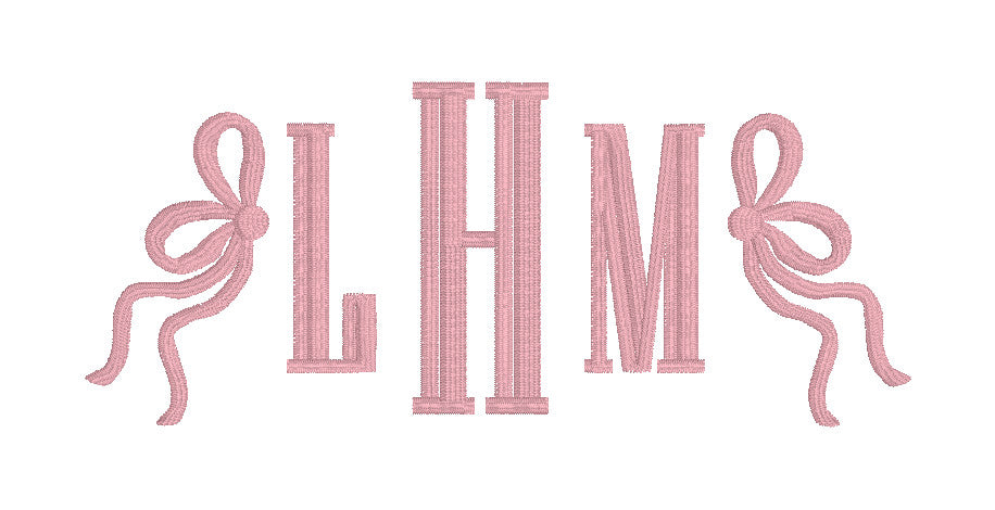 Gingham and Bows Monogrammed Duffel Bag