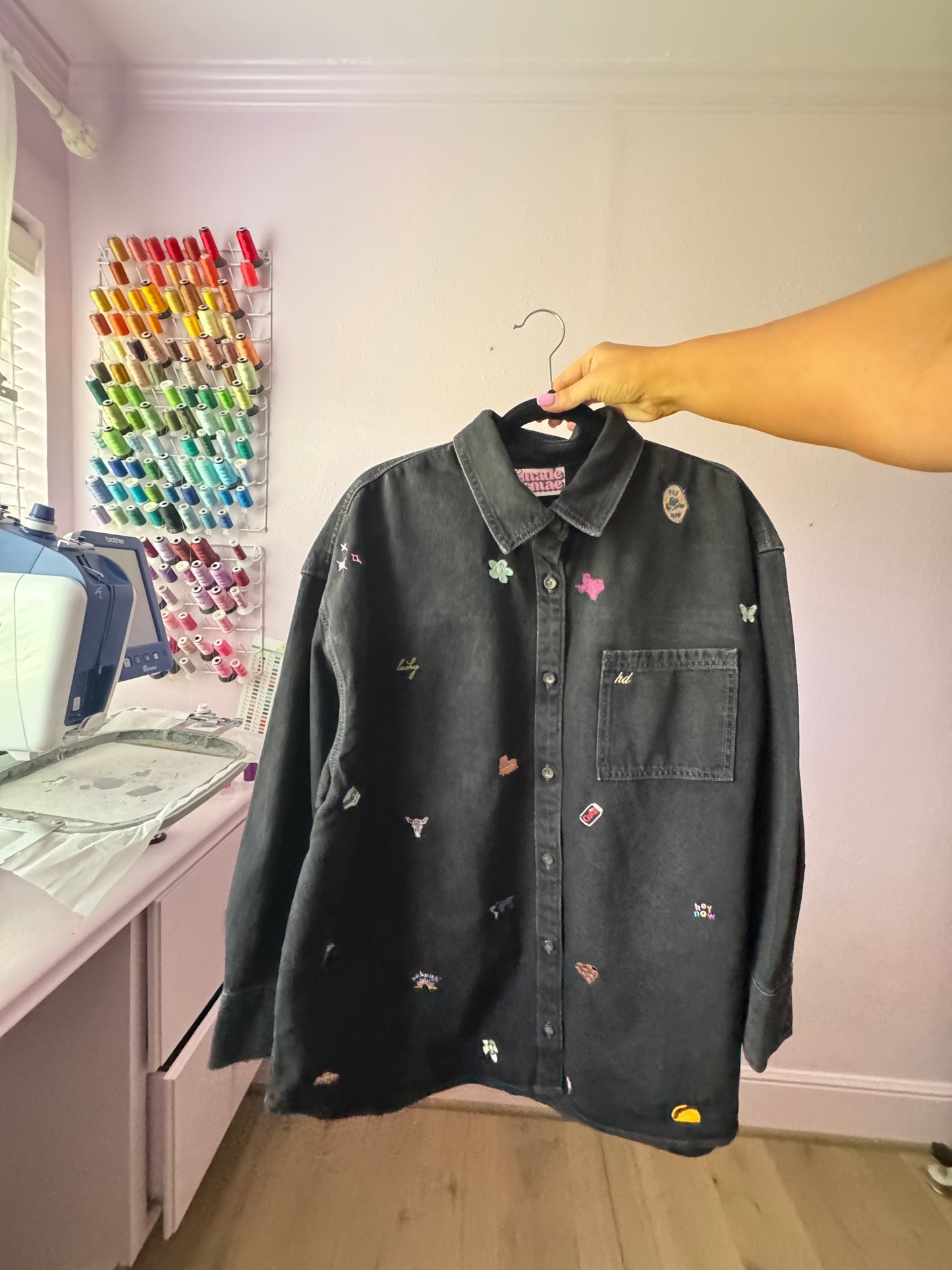 Favorite Things Icon Button-Down (boyfriend fit)