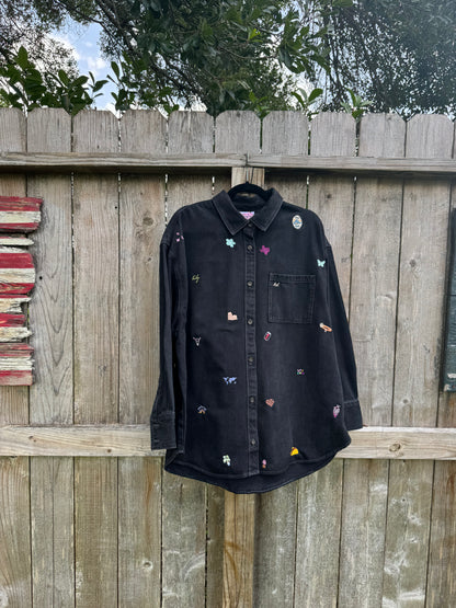 Favorite Things Icon Button-Down (boyfriend fit)