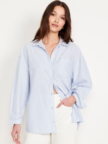 Favorite Things Icon Button-Down (boyfriend fit)