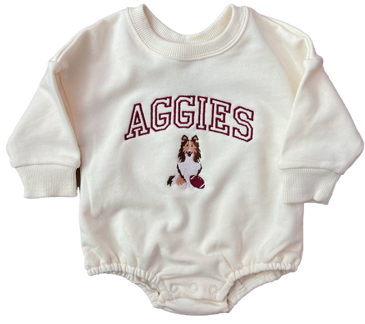 Unisex Texas A&M Aggies Reveille Bubble and Sweatshirt